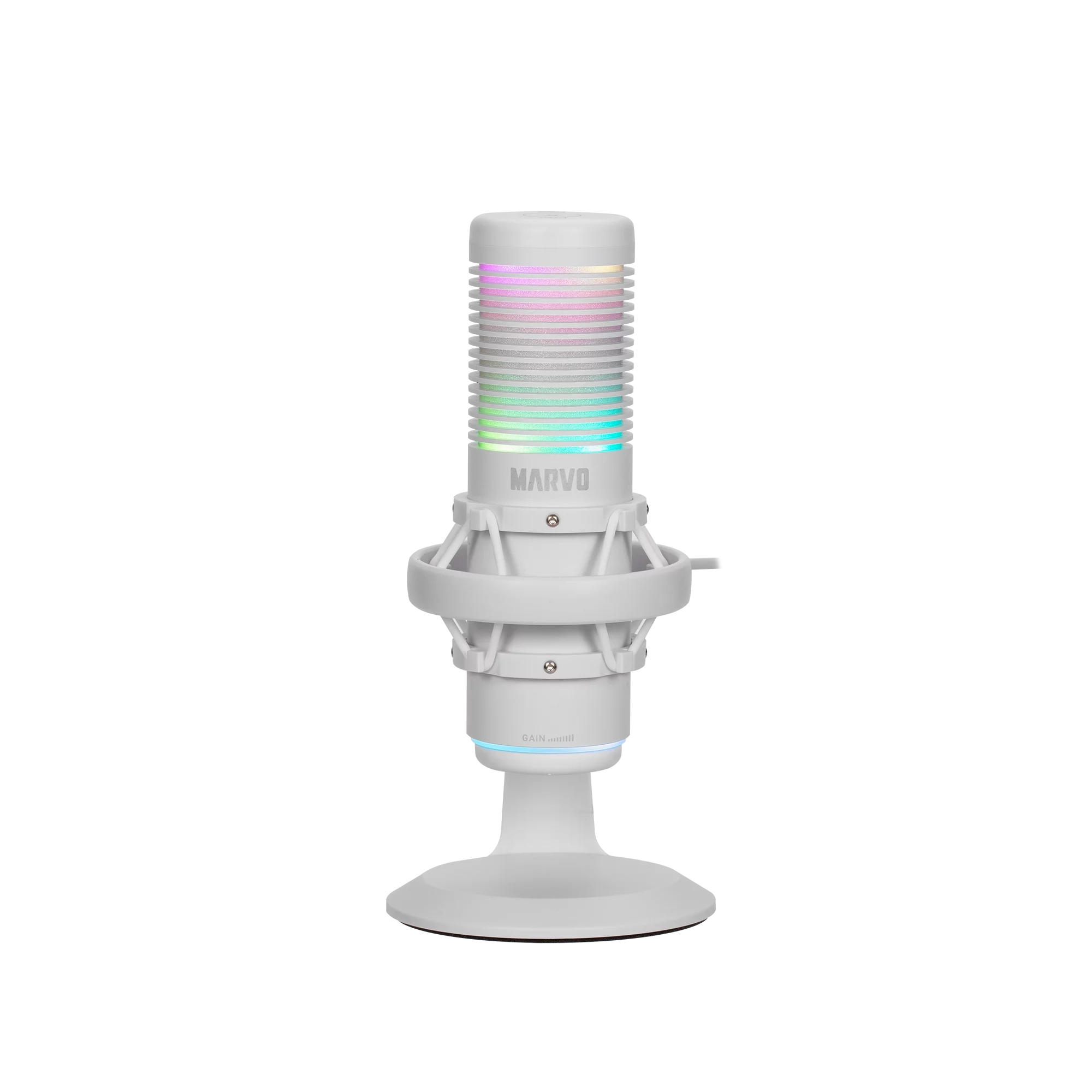 Mikrofon Marvo Blast 60 Przewodowy Pojemnościowy Biały