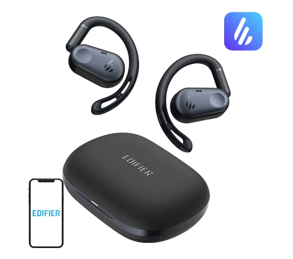 Edifier Comfo Flex Przewodnictwo Powietrzne Bluetooth 5.4 Czarny
