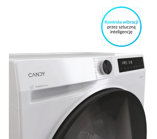 Candy ProWash 550 BP 412BL8-S 12kg 1400obr/min Zdalne starowanie - TRZECI -55%, ALBO 5-TY ZA 1ZŁ - Kup na Raty - RRSO 0%