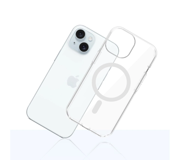 3mk EverClear MagCase do iPhone 15 Przezroczysty