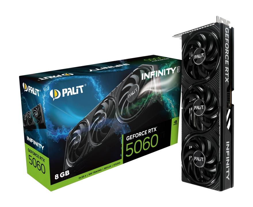 Karta graficzna Palit GeForce RTX 5060 Infinity 3 8GB GDDR7 128bit DLSS 4