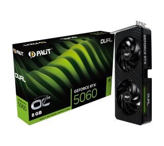 Karta graficzna Palit GeForce RTX 5060 Dual OC 8GB GDDR7 128bit DLSS 4