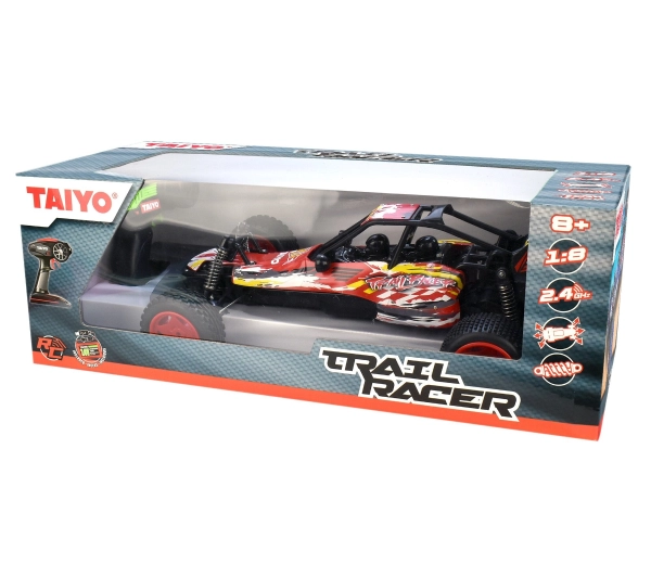 TAIYO Trail Racer Red (080020B) 14km/h Zasięg 35m Czas 40minut - Kup na Raty - RRSO 0%