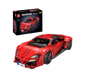 Model do składania Mould King Klocki Konstrukcyjne Samochód Liken Hypersport (10117)