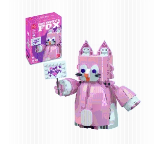 Mould King Klocki Konstrukcyjne Zwierzęta Pink Cute Fox (13158)