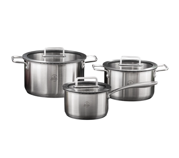 Garnki - La Bonita LB6ZGS001 Indukcja Stal nierdzewna 6 elementów