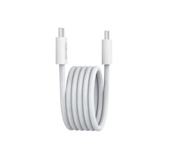 4smarts USB-C do USB-C 100W 5A 1,5m Biały