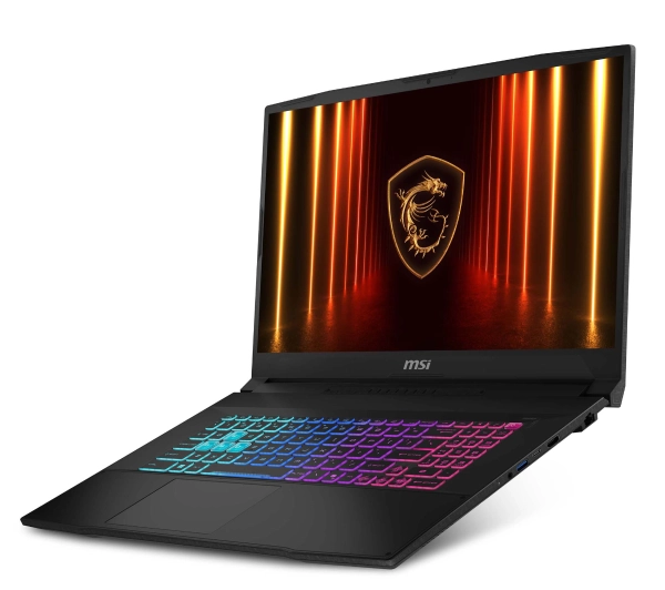 MSI Katana 17 HX B14WGK-036XPL 17,3" 240Hz i7-14650HX 16GB RAM 1TB Dysk SSD RTX5070 DLSS4 Czarny - Kup na Raty - RRSO 0%