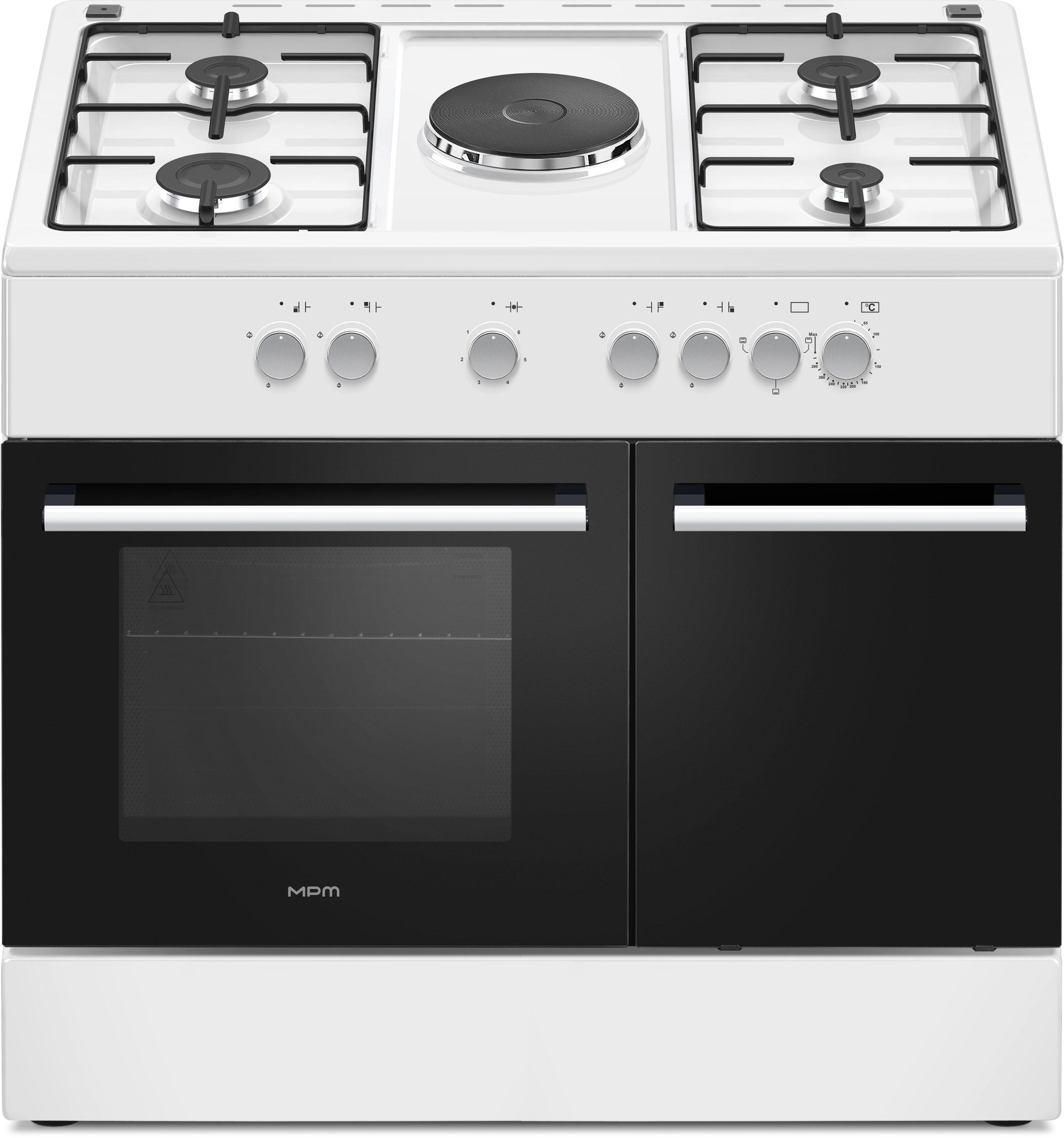 Kuchnia gazowo-elektryczna MPM 96-KGE-15 z możliwością podłączenia LPG