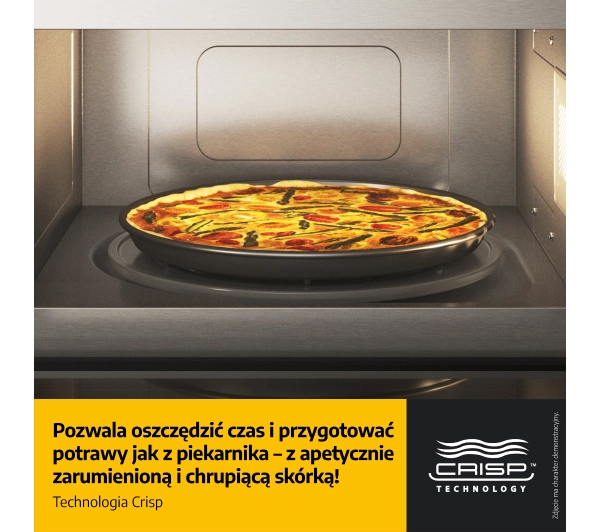 Whirlpool WMW57DHMX 45cm Crisp Grill Termoobieg Czarno srebrny - TRZECI -55%, ALBO 5-TY ZA 1ZŁ - Kup na Raty - RRSO 0%
