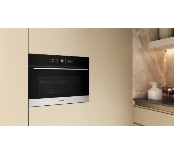 Whirlpool WMW57DHMX 45cm Crisp Grill Termoobieg Czarno srebrny - TRZECI -55%, ALBO 5-TY ZA 1ZŁ - Kup na Raty - RRSO 0%