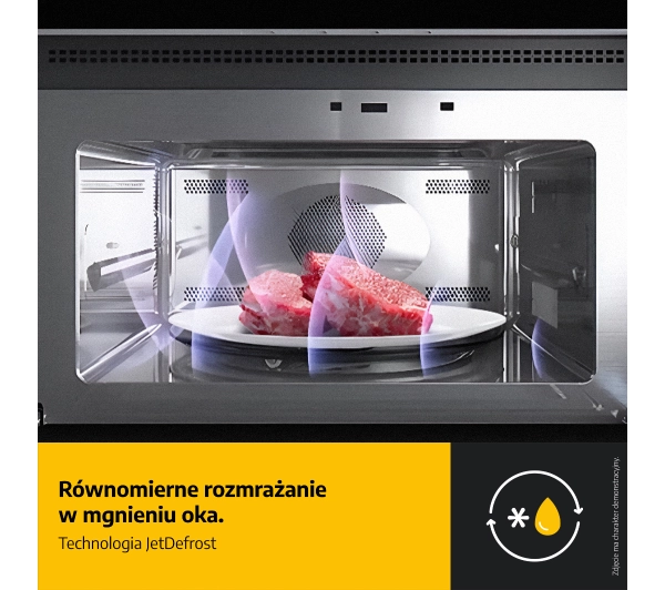 Whirlpool WMW57DHMX 45cm Crisp Grill Termoobieg Czarno srebrny - TRZECI -55%, ALBO 5-TY ZA 1ZŁ - Kup na Raty - RRSO 0%
