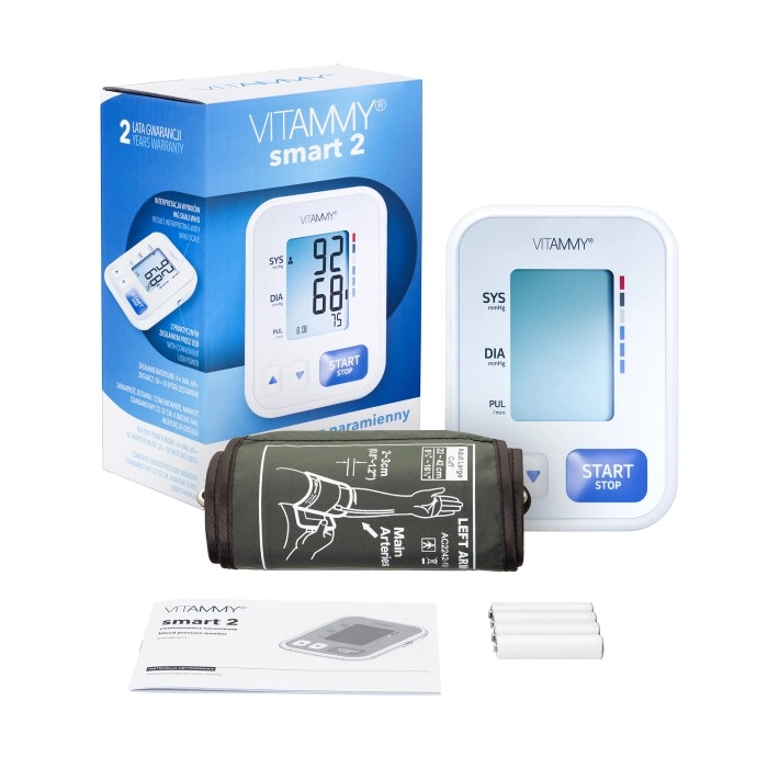 Ciśnieniomierz Vitammy Smart 2 Wykrywanie arytmii