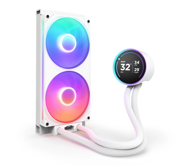 NZXT Kraken Elite 280 RGB V2 LCD Biały - ⚡ EURO HIT CENOWY! ⚡ - Kup na Raty - RRSO 0%