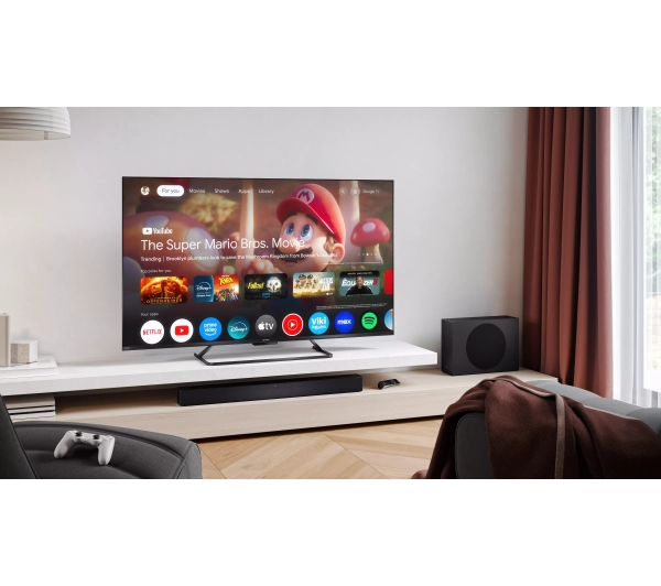 Sharp 55HR7765E 55" QLED 4K 144Hz Google TV Funkcje AI Dolby Vision IQ Dolby Atmos DTS-X HDMI 2.1 DVB-T2 - Kup na Raty - RRSO 0%