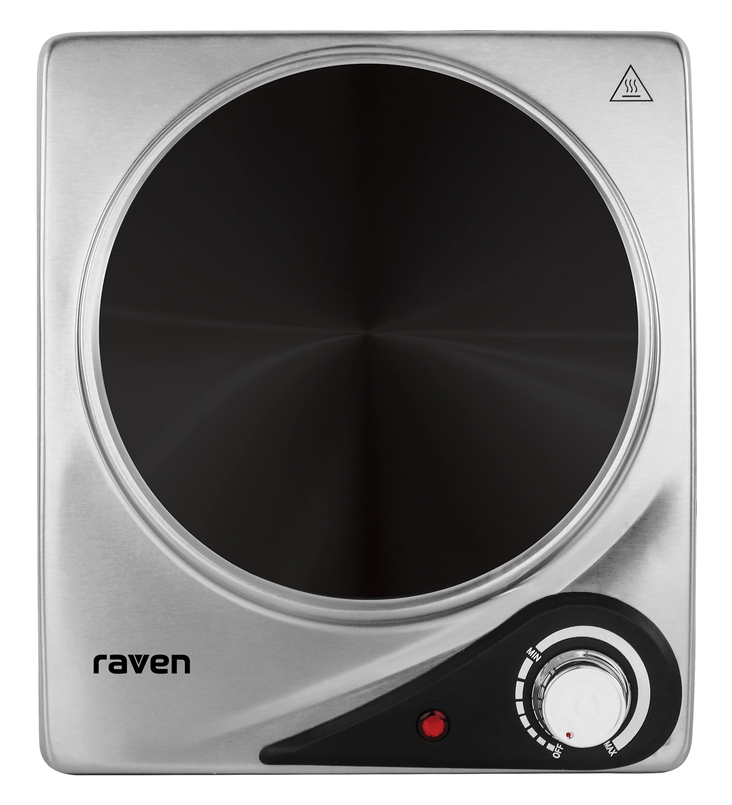 Kuchenka nastawna Raven EKEN001 Ceramiczna Srebrny/Czarny