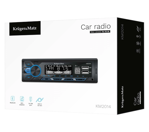 Kruger & Matz KM2014 z USB 4x15W Bluetooth