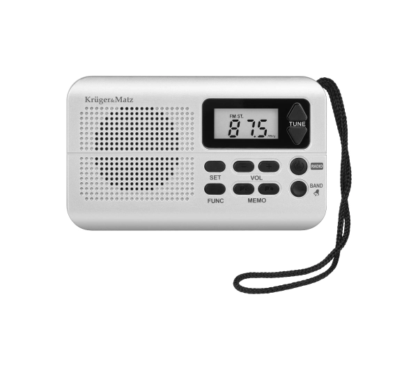Kruger & Matz KM0819 FM Srebrny