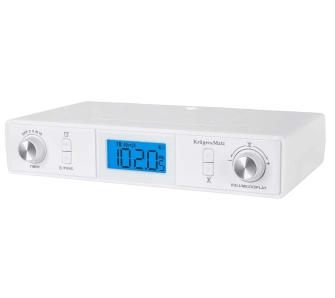 Radioodbiornik Kruger & Matz KM0817 Radio FM Bluetooth Biały