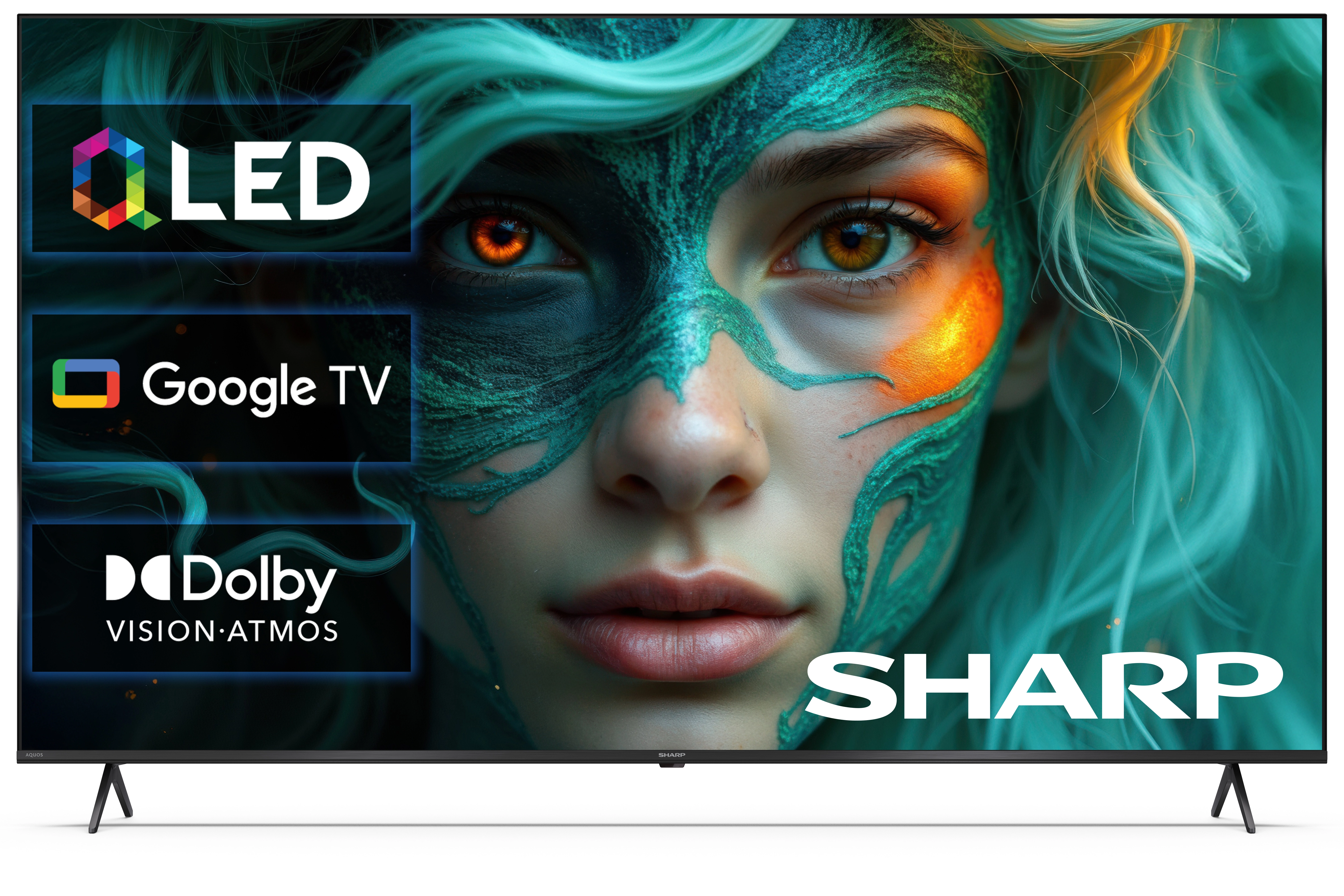 Telewizor Sharp 65HP5765E 65" QLED 4K Google TV Dolby Vision Dolby Atmos HDMI 2.1 DVB-T2