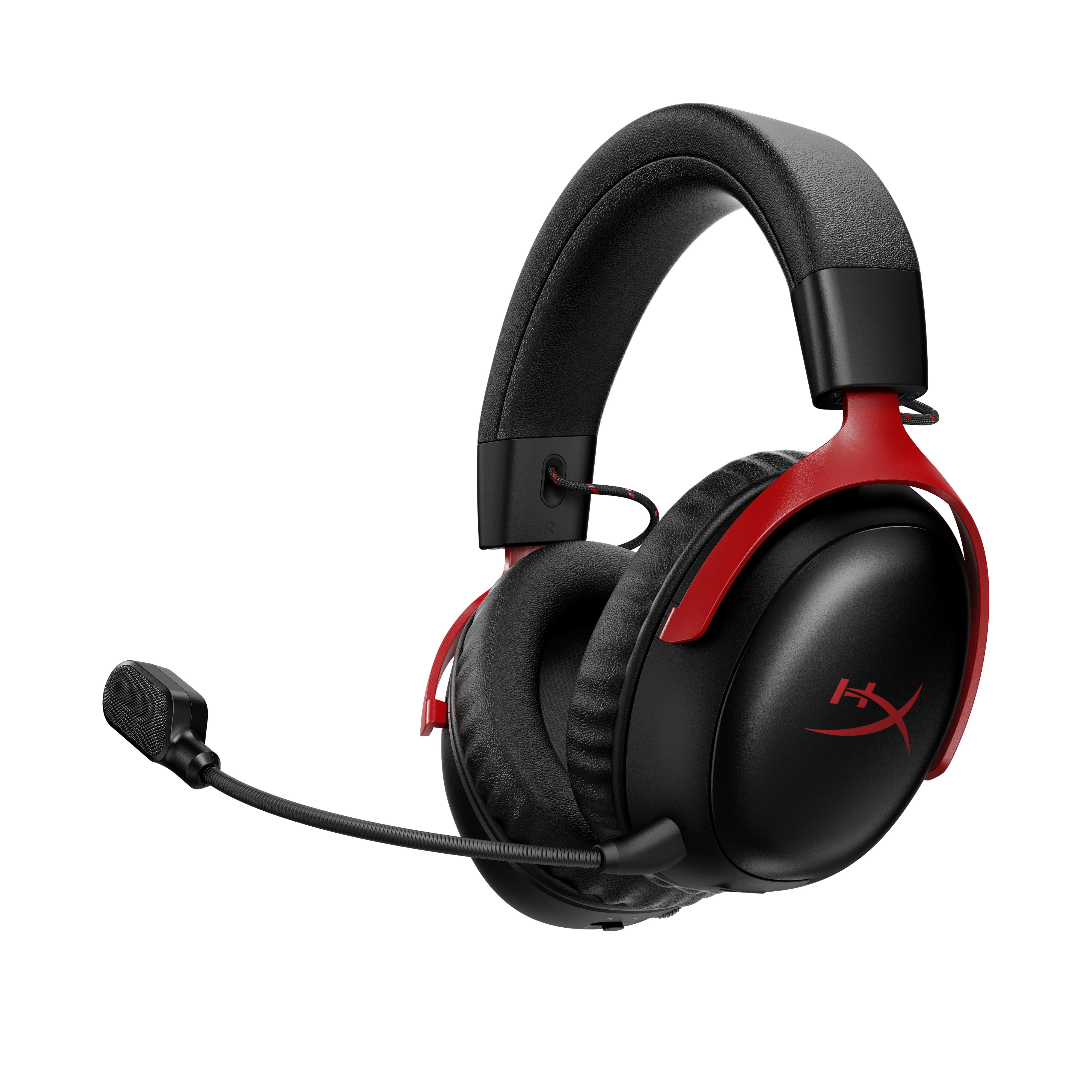Słuchawki bezprzewodowe z mikrofonem HyperX Cloud III S Wireless Nauszne Czarno-czerwony