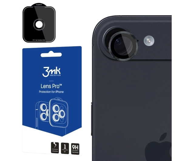 Nakładka na obiektyw 3MK Lens Protection Pro do Apple iPhone Air Czarny