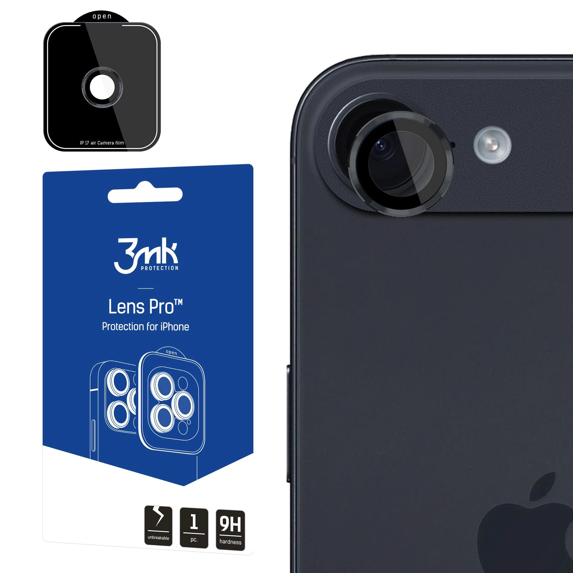 Szkło hartowane 3mk Lens Protection Pro (1LENS) do Apple iPhone Air