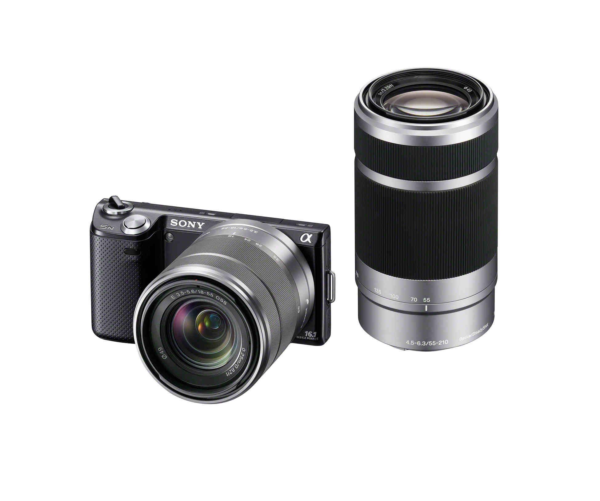 Sony NEX-5NY + 18-55 mm + 55-210 mm (czarny)
