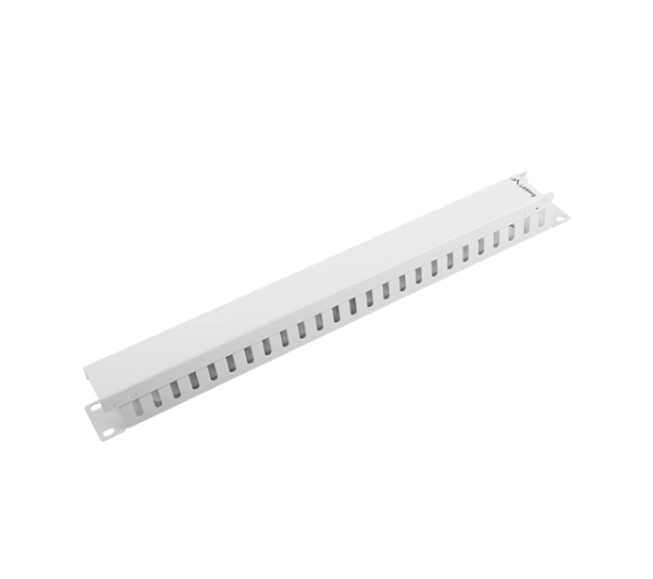 Lanberg Organizer kabli 1U z zaślepką do szaf 19'' Szary (AK-1201-S)