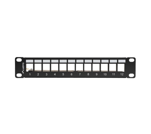 Lanberg PPKS-9212-B PUSTY 12 PORT 1U 10" FTP