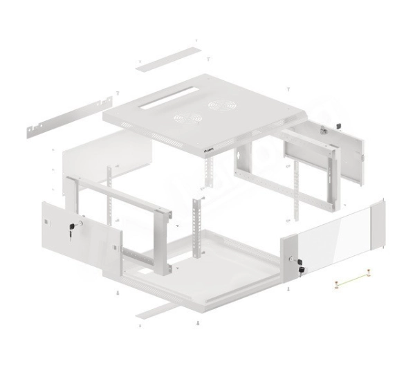 Lanberg WF01-6604-10S 19" 4U 600X600
