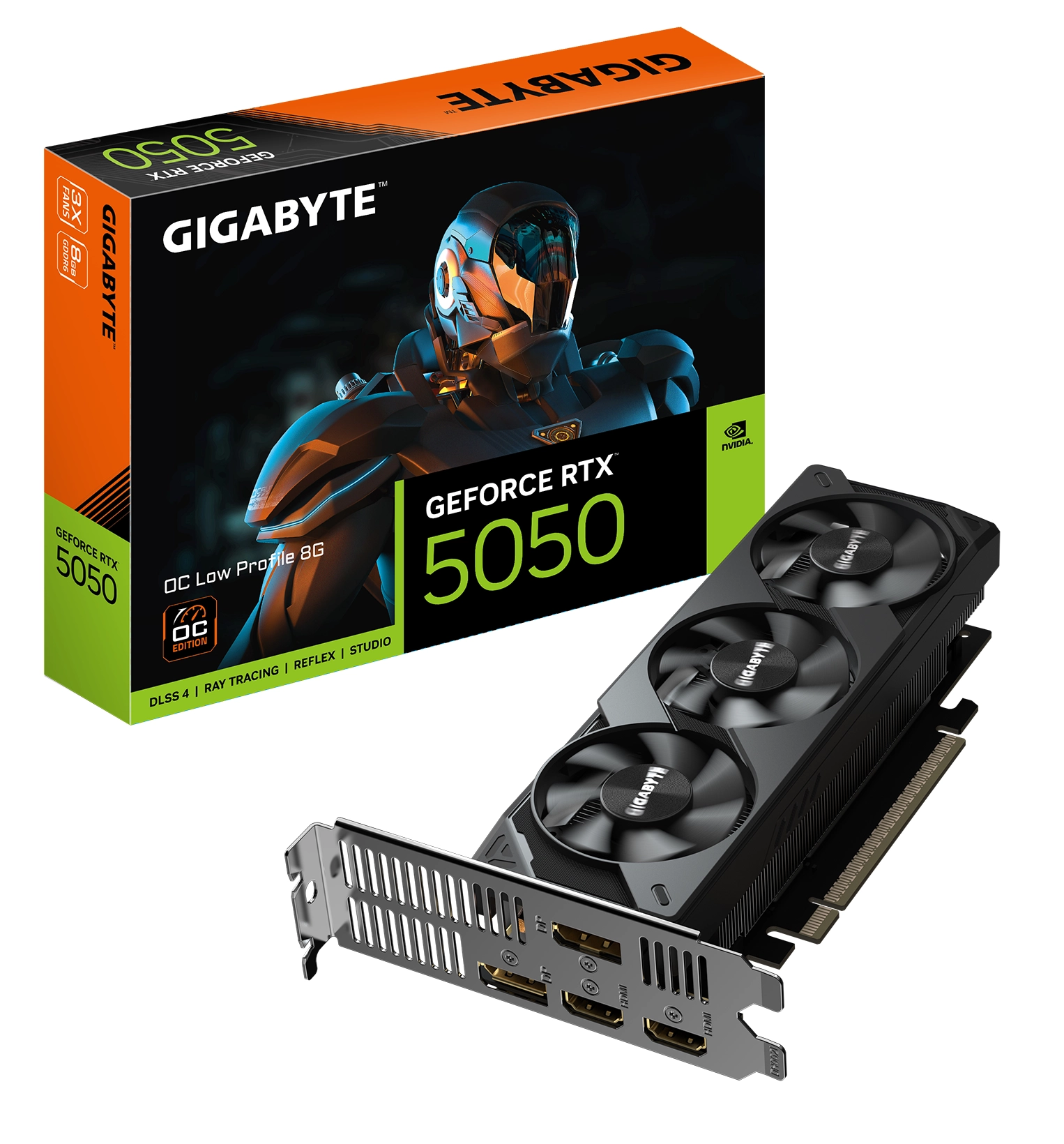Karta graficzna Gigabyte GeForce RTX 5050 OC Low Profile 8GB GDDR6 128bit DLSS 4