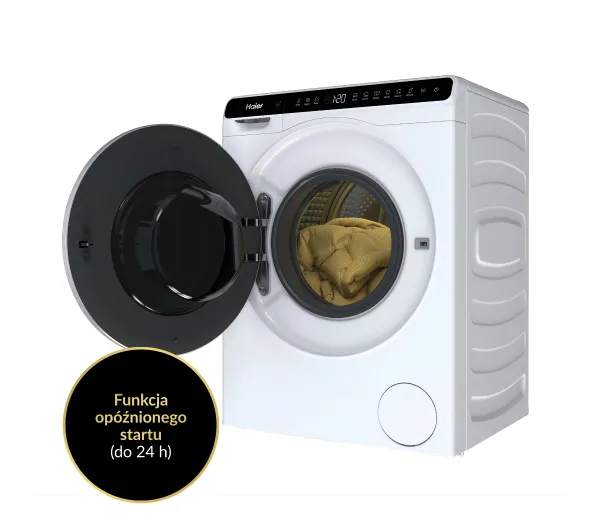 Haier Mini Drum HW50-BP12307U1-S Funkcje AI 5kg 1200obr/min Zdalne starowanie - Kup na Raty - RRSO 0%