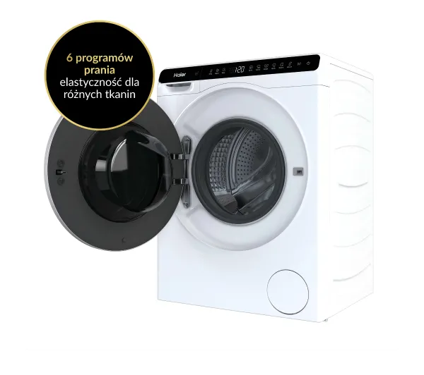 Haier Mini Drum HW50-BP12307U1-S Funkcje AI 5kg 1200obr/min Zdalne starowanie - Kup na Raty - RRSO 0%