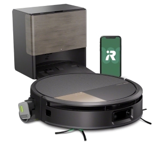 Robot sprzątający iRobot Roomba Max 705 Combo Funkcja mopowania Stacja oczyszczająca Tworzenie mapy pomieszczenia 63dB Czarny AI