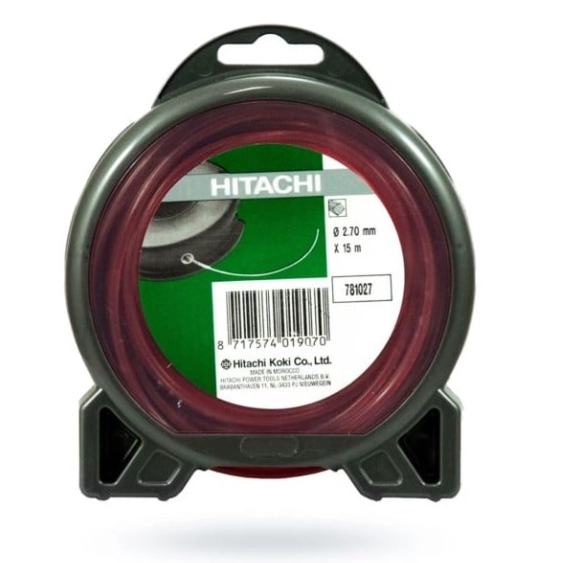Żyłka tnąca Hitachi 781027 2,7 mm 15m (kwadratowy)