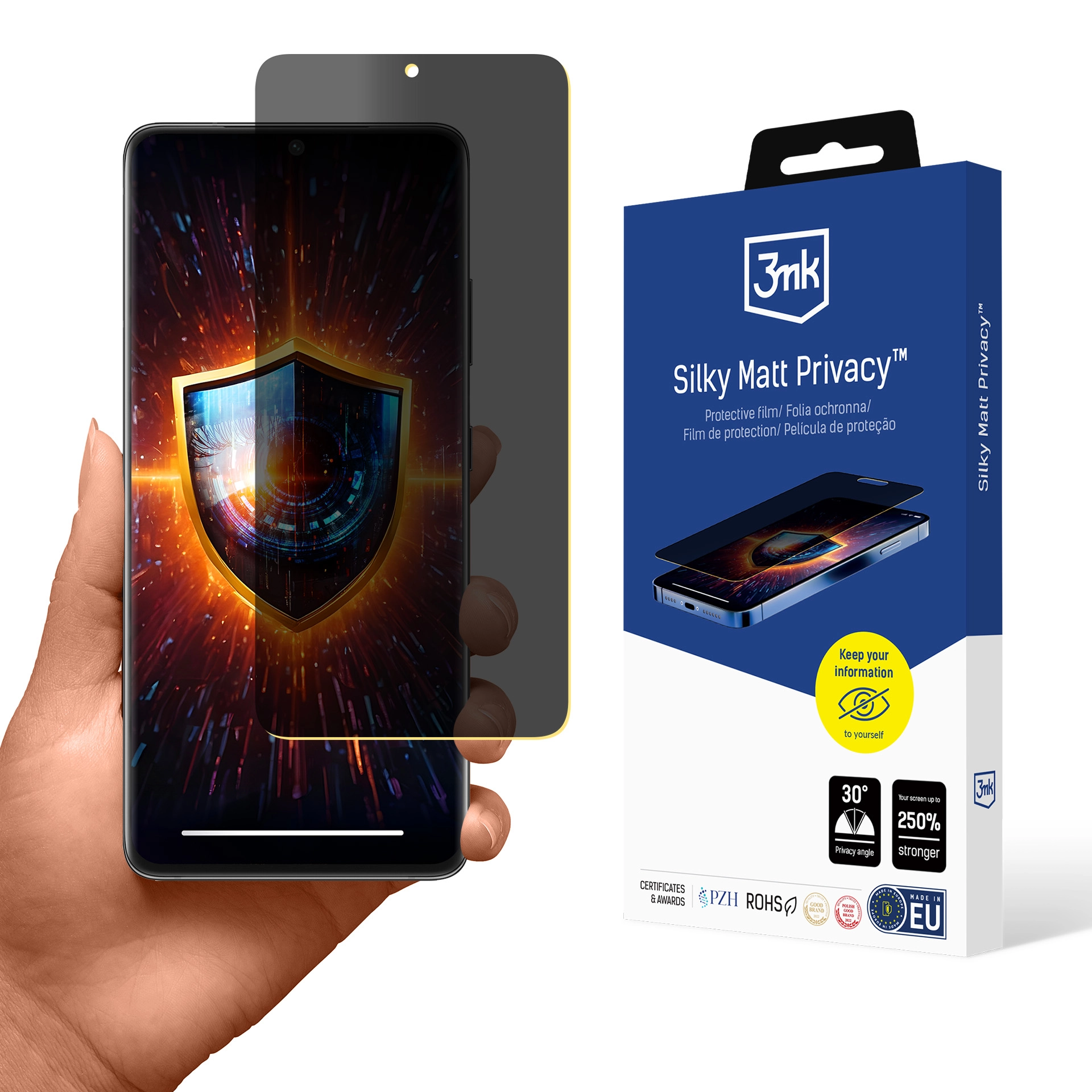Folia ochronna 3mk Silky Matt Privacy do Samsung Galaxy S21 Ultra 5G