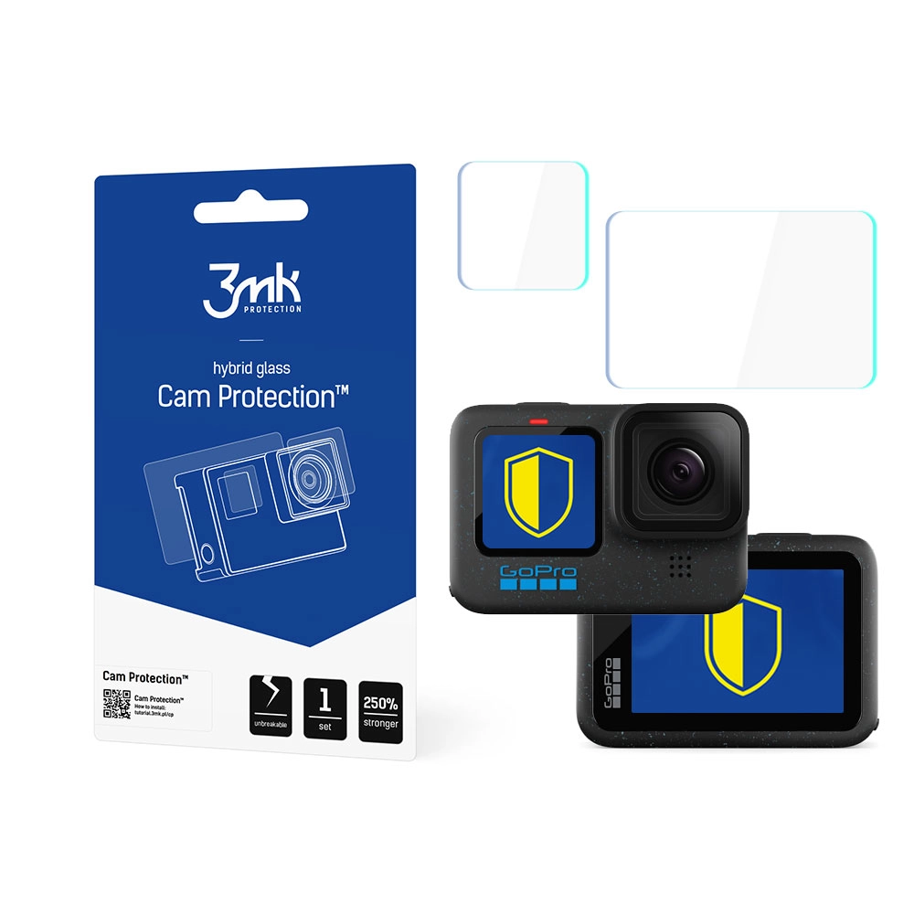 Szkło hybrydowe 3mk Cam Protection do GoPro Hero 12