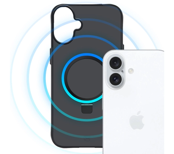 3mk Smoke Case Mag&Stand do iPhone 17