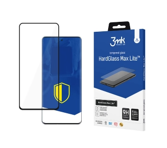 Szkło hartowane 3mk HardGlass Max Lite Black do Xiaomi 12 Lite