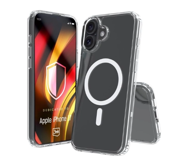 3mk Hardy LiqForce MagCase do iPhone 17 Przezroczysty
