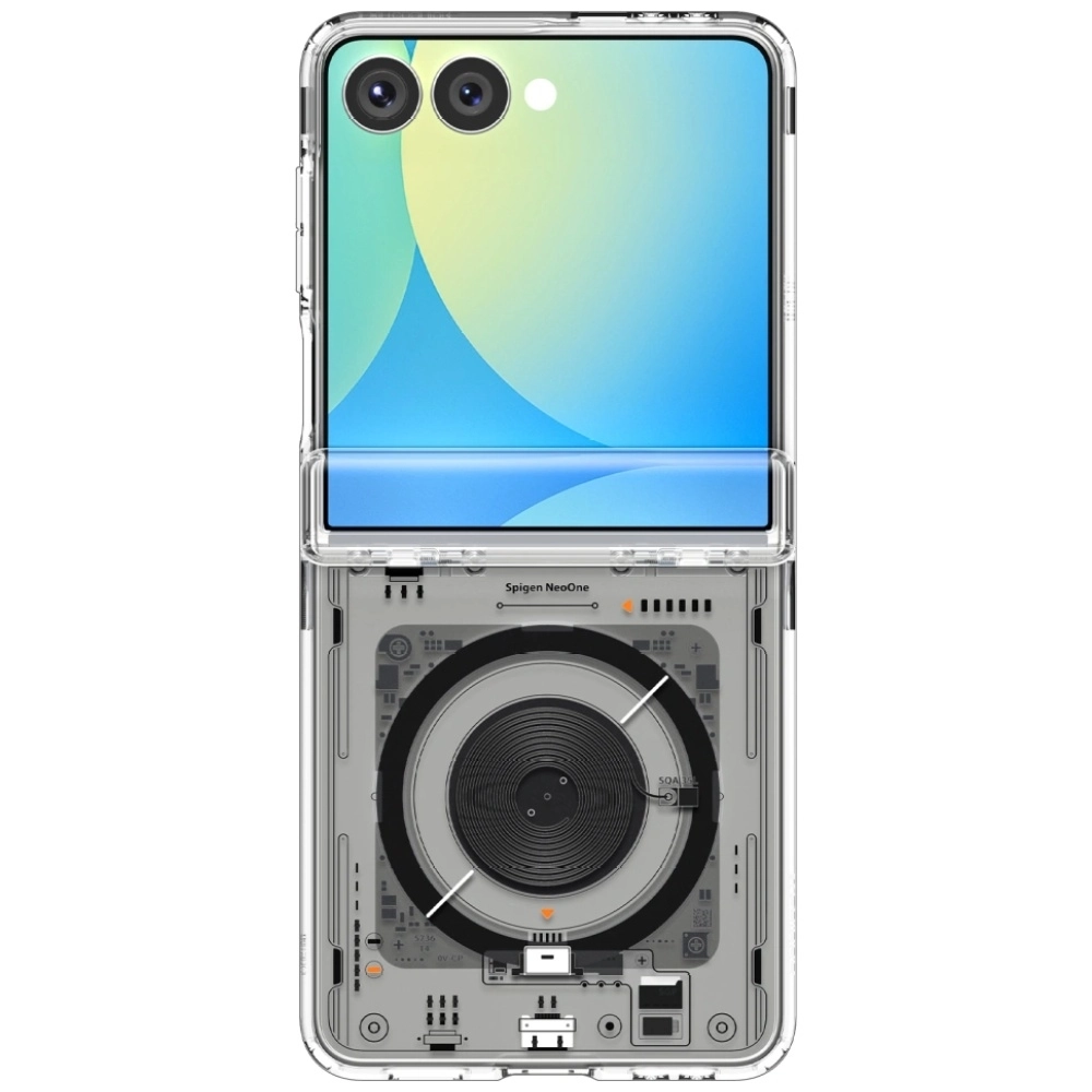 Etui Spigen Ultra Hybrid Pro MagSafe do Galaxy Z Flip7 Przezroczysty
