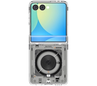 Etui Spigen Ultra Hybrid Pro MagSafe do Galaxy Z Flip7 Przezroczysty