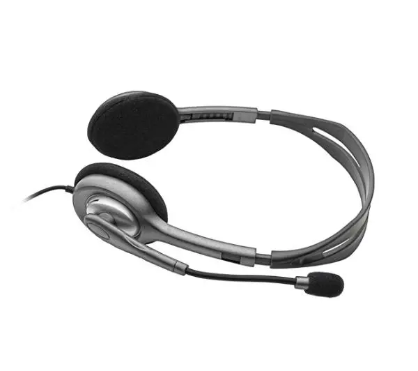 Logitech Stereo Headset H111 Nauszne Szary