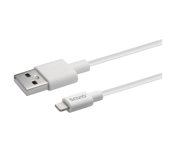 Savio CL-192 USB-A - Lightning 1m Biały