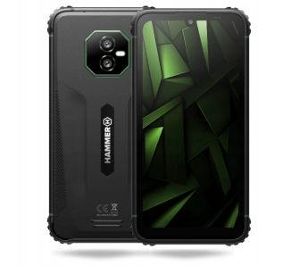 Smartfon myPhone Hammer Ranger 6/128GB 6" 60Hz 50Mpix Czarno-zielony