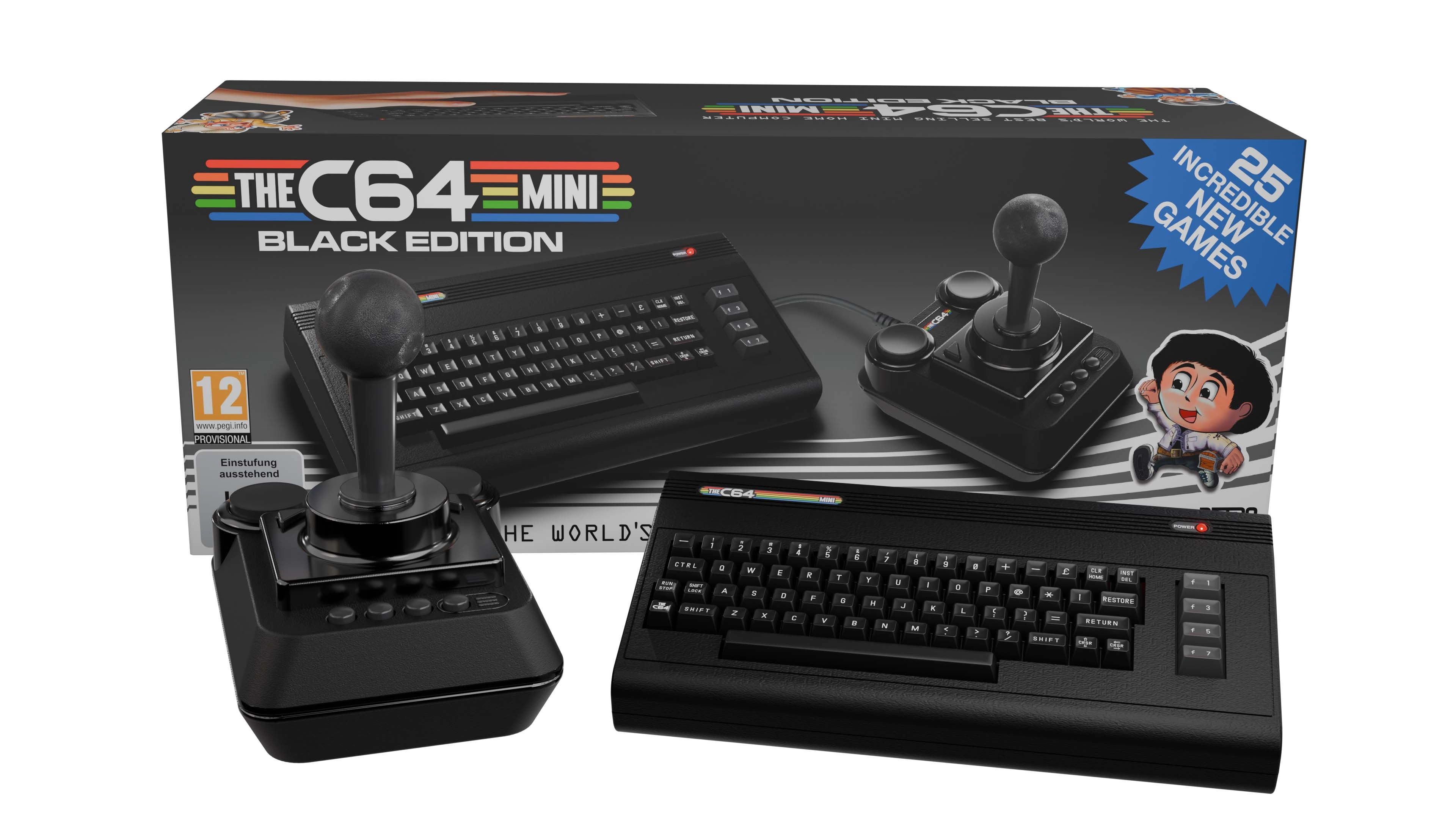 Konsola Retro Games The C64 mini – Black Edition
