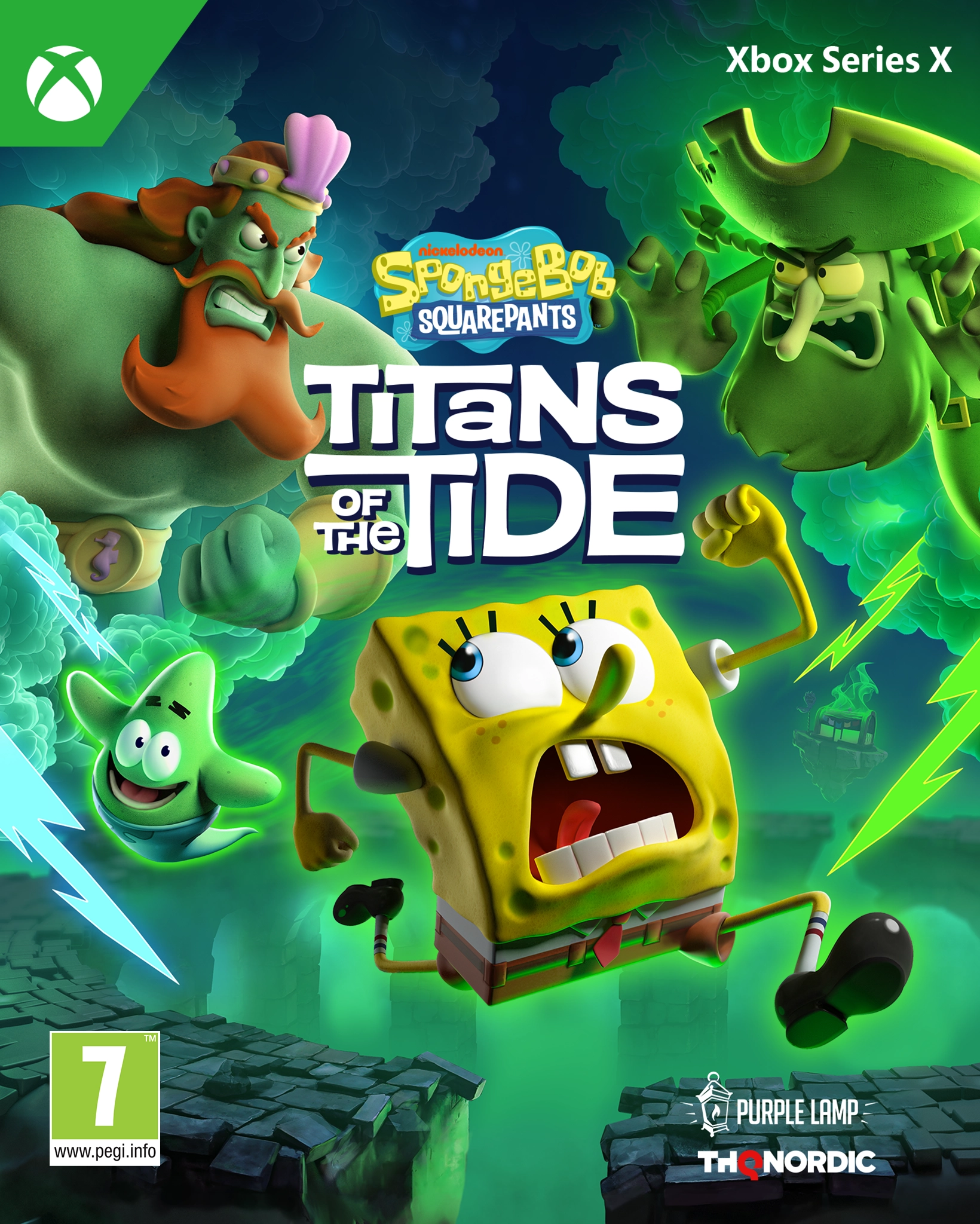 Spongebob Kanciastoporty Titans of the Tide Gra na Xbox Series X