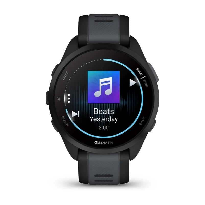 фото Смарт-годинник Garmin Forerunner 165 Music Black/Slate Gray (010-02863-30/B0)