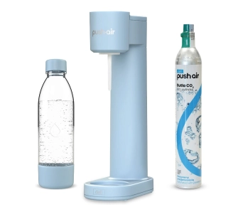 Saturator Dafi PushAir Niebieski + Nabój z gazem CO2